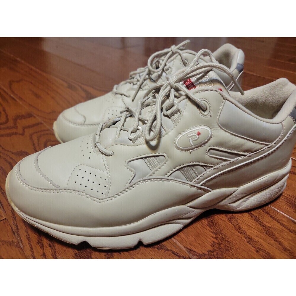 PROPET W2034 Size‎ 10 Casual Leather shock Obsorbant Shoes Beige